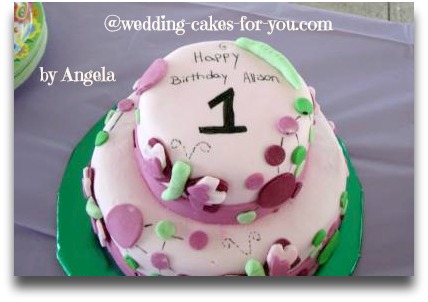 Baby Girls Butterfly Cake  Baby Girls Butterfly Cake