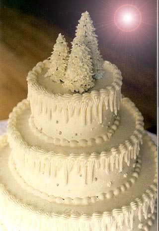 Recipe  Wedding Cake on Winter Wedding Cakes And Snowflake Wedding Cakes
