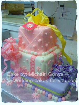 Fondant Birthday Cakes on Fondant Birthday Cake