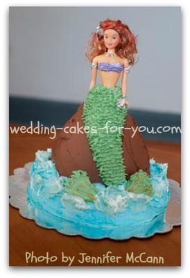 Ariel Birthday Cake on Lily S Gorgeous  And Delicious   Ariel Cake