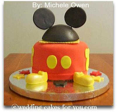 Mickey Mouse Birthday Cake on Mickey Mouse Birthday Cake