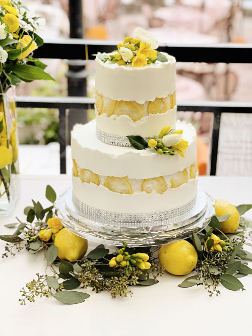 White Chocolate and Lemon Wedding Cake Recipe | Bon Appétit