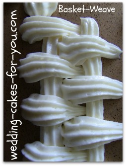Basket Weave Icing