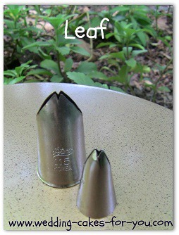 Leaf tips can also be used to make a ruffle. Watch the video.