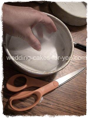 Preparing The Cake Pans