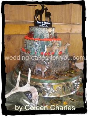 Camo on sale wedding cakes