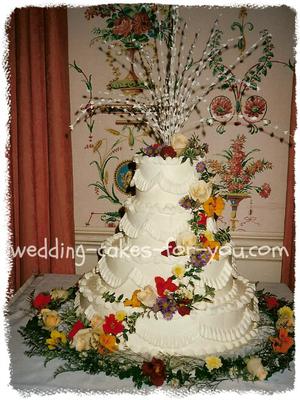 Ruffle Garland using a Rose Tip