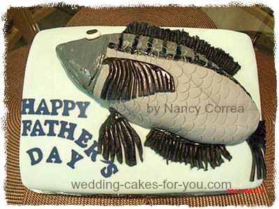Fathers Day Fish Cake