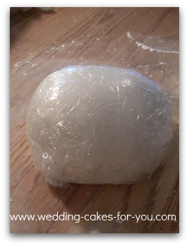 Wrap fondant well in plastic wrap and store in an airtight container