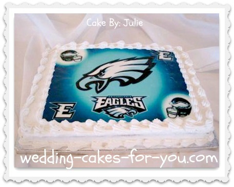 Eagles Grooms Cake