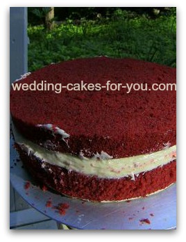 Red Velvet Cake With Cream Cheese Filling