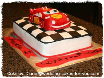 Lightning McQueen Cars Cake – City Cakes
