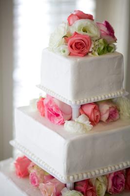 Buttercream squared edges - I stock photo
