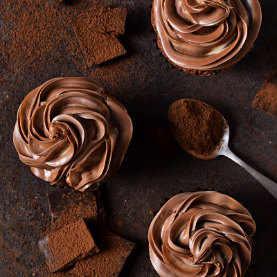 Cupcake with Mocha icing