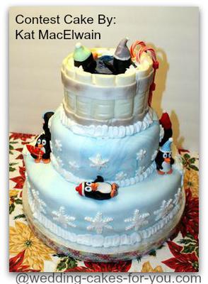 Back of Penguin Cake