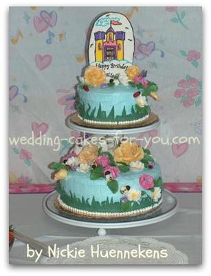 Madly in Love Alice in Wonderland Wedding Cake Topper