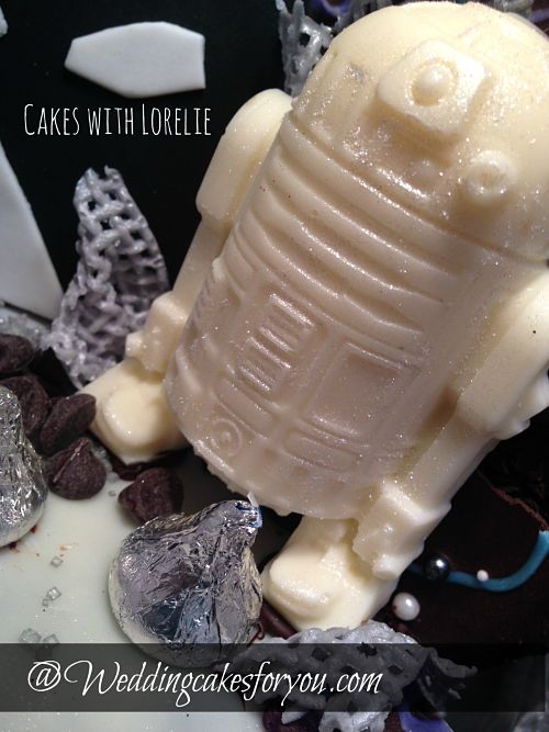 Star Wars Cake Detail R2 D2