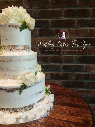 Wedding cake deals rustic
