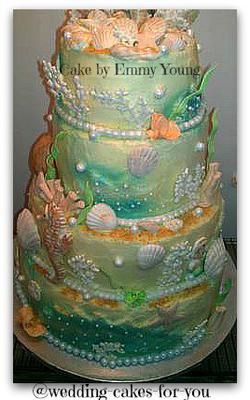 Seashell Wedding Cake