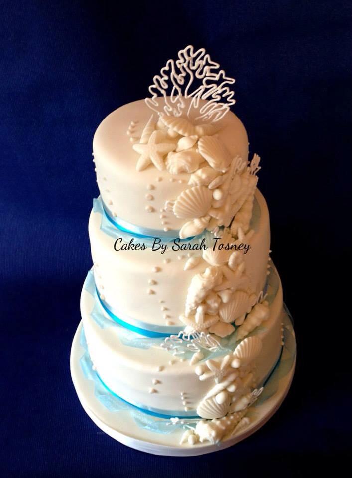 Sea Shell Wedding Cakes Are A Perfect Fit For A Beach Themed