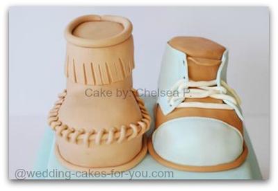 One baby bootie Moccasin, One baby shoe