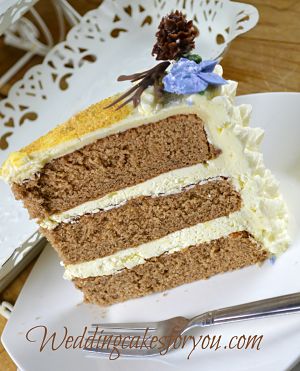 E Cake Recipe With Browned Er Frosting Slice Of E Cake