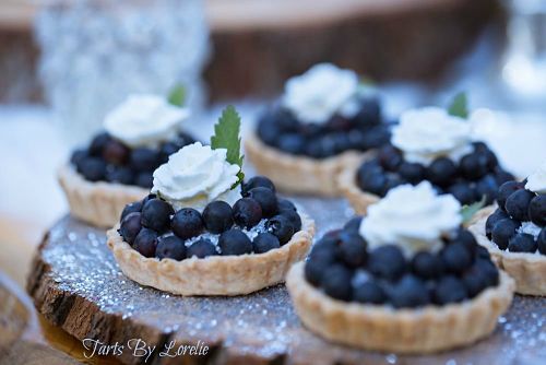 Fresh Blueberry tarts