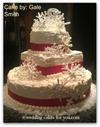 A Snowflake Wedding Cake