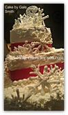 Three Tiers Of Royal Icing Embellishment