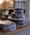 Cakes ready for the freezer