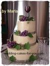 My Wine Themed Wedding Cake