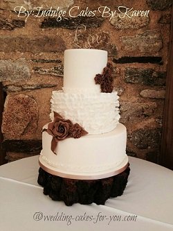 Rustic Wedding Cake By Indulge Cakes Karen Rustic Wedding Cake By Indulge Cakes Karen
